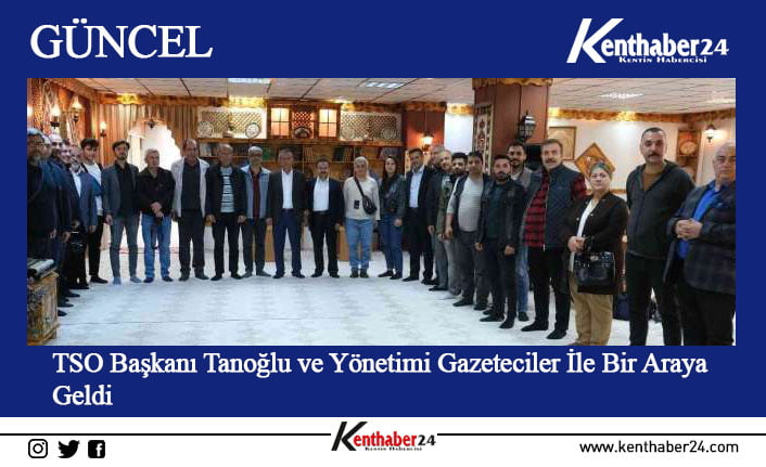 Erzincan Ticaret ve Sanayi Odası Başkanı Ahmet Tanoğlu ve yönetim