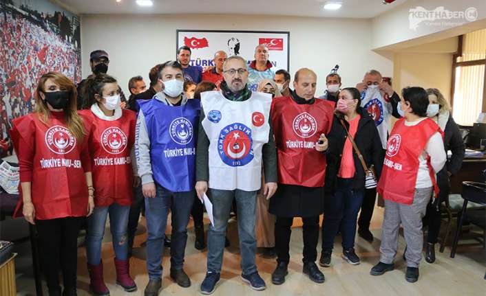 Türk Sağlık-Sen bugün gün boyunca, iş bırakma eylemi yapacak. Buna