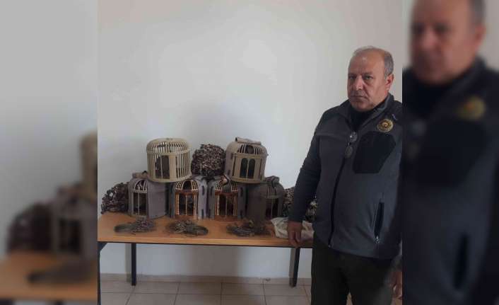 Erzincan’da tuzak kurarak kaçak avlandığı tespit edilen 4 kişi yakalanarak