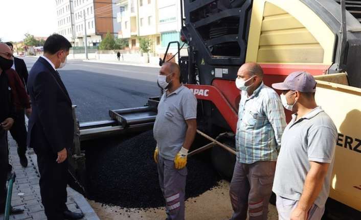 UĞURHAN TUNÇATA CADDESİNDE YOL GENİŞLETME ÇALIŞMALARI BİTTİ