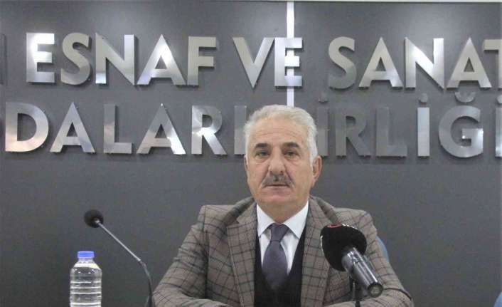 Erzincan Esnaf ve Sanatkârlar Odaları Birliği Başkanı Bedir Limon, üretim