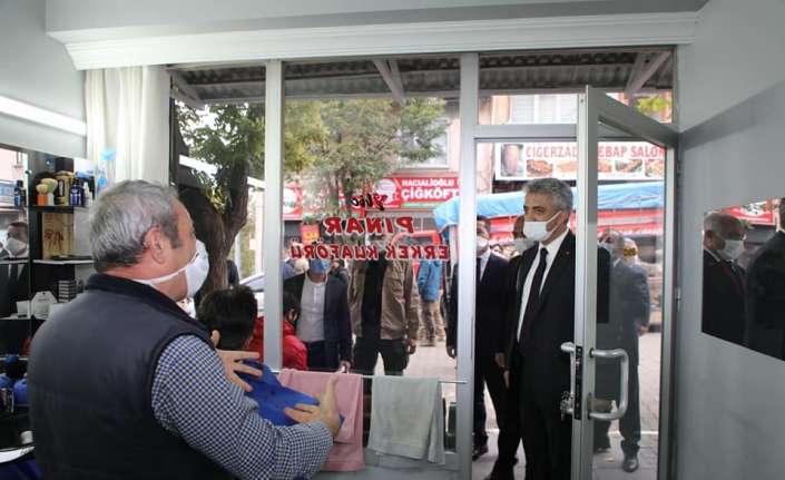 Erzincan Valisi Mehmet Makas, Kemah ve İliç ilçelerinde incelemelerde bulundu.