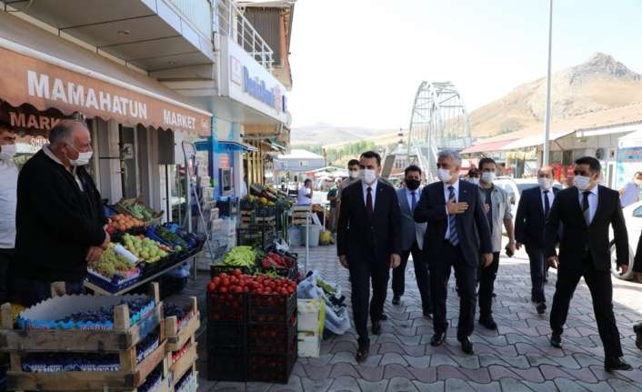 Erzincan Valisi Mehmet Makas, Tercan İlçe Kaymakamı Musa Kazım, Tercan