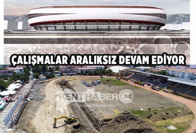 Erzincan 13 Şubat Stadının yerine 12 bin 500 kişilik yapılan