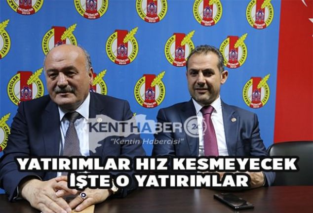 Erzincan Gazeteciler Cemiyetini Ziyaret eden AK Parti Erzincan Milletvekilleri Süleyman