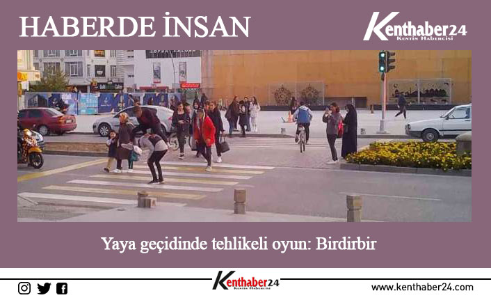 Erzincan’da maceracı 3 genç, kırmızı ışıkta araçların durmasını fırsat bilerek