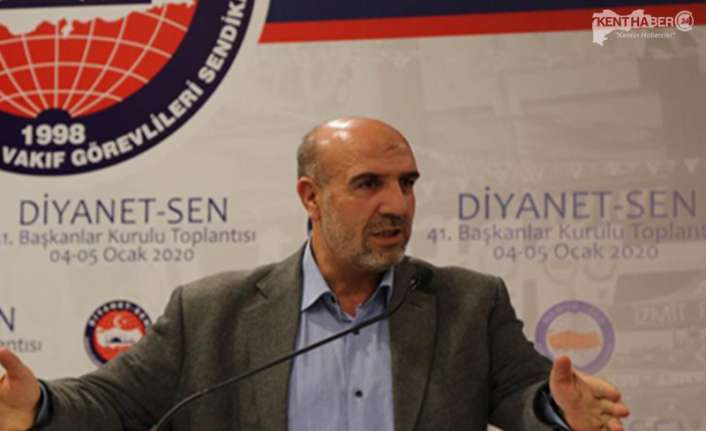 Diyanet-Sen Erzincan Şube Başkanı Zakir Yıldız, Milli Piyangonun devlet eliyle