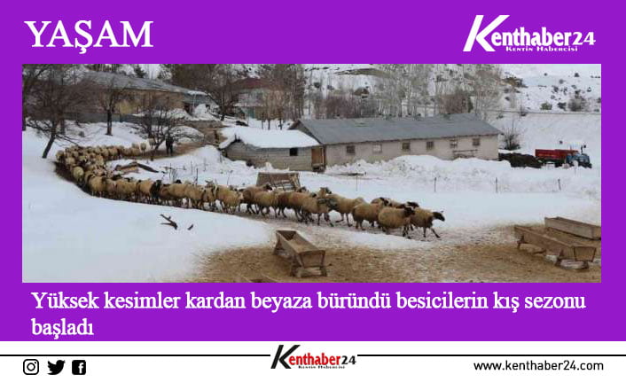 Hava sıcaklığının geceleri sıfırın altına düştüğü Doğu Anadolu’nun yüksek kesimlerde