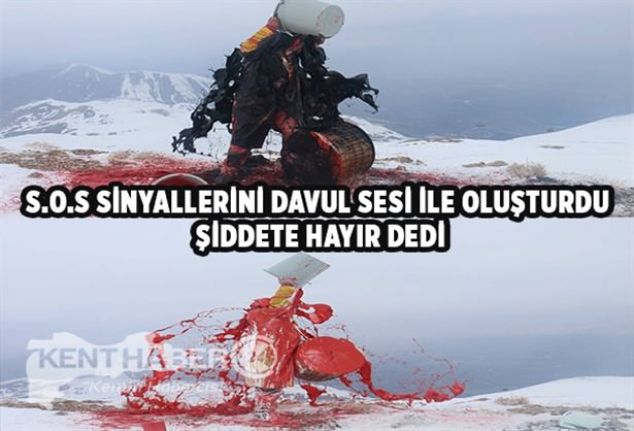 Şiddet olayları ile sarsılan Dünya’ya, Erzincan’da ki Ergan Dağı’nın zirvesinden