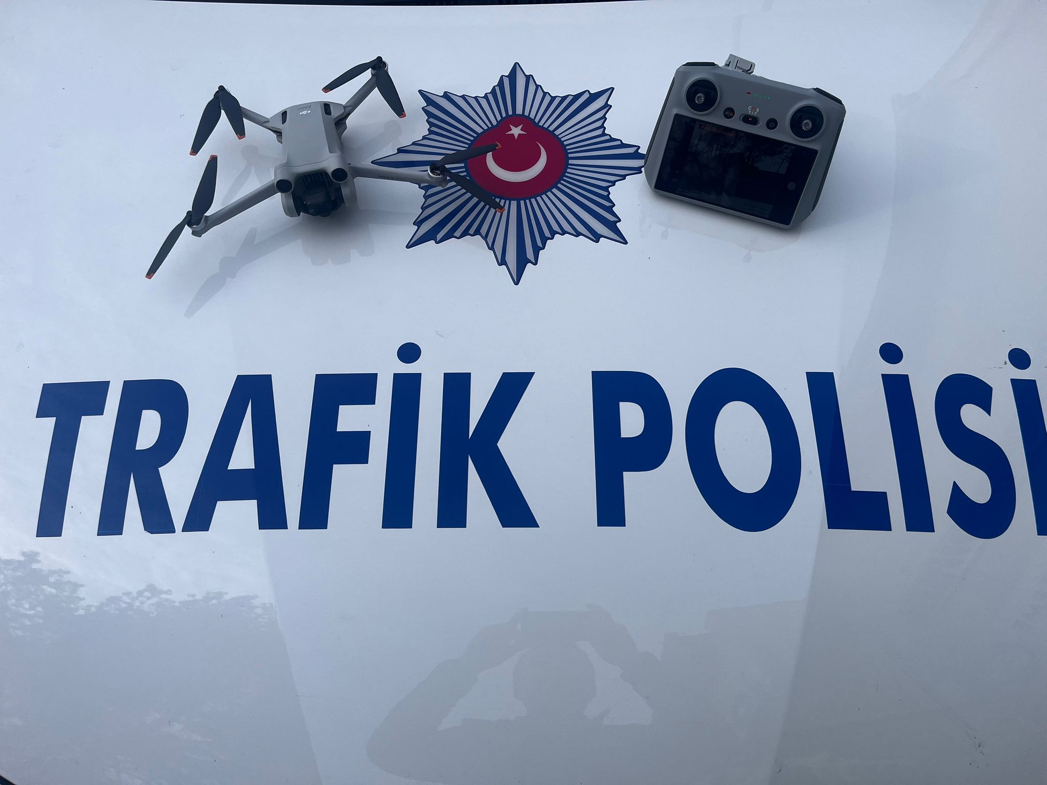 Erzincan’da şehir trafiğine DRONELİ denetim