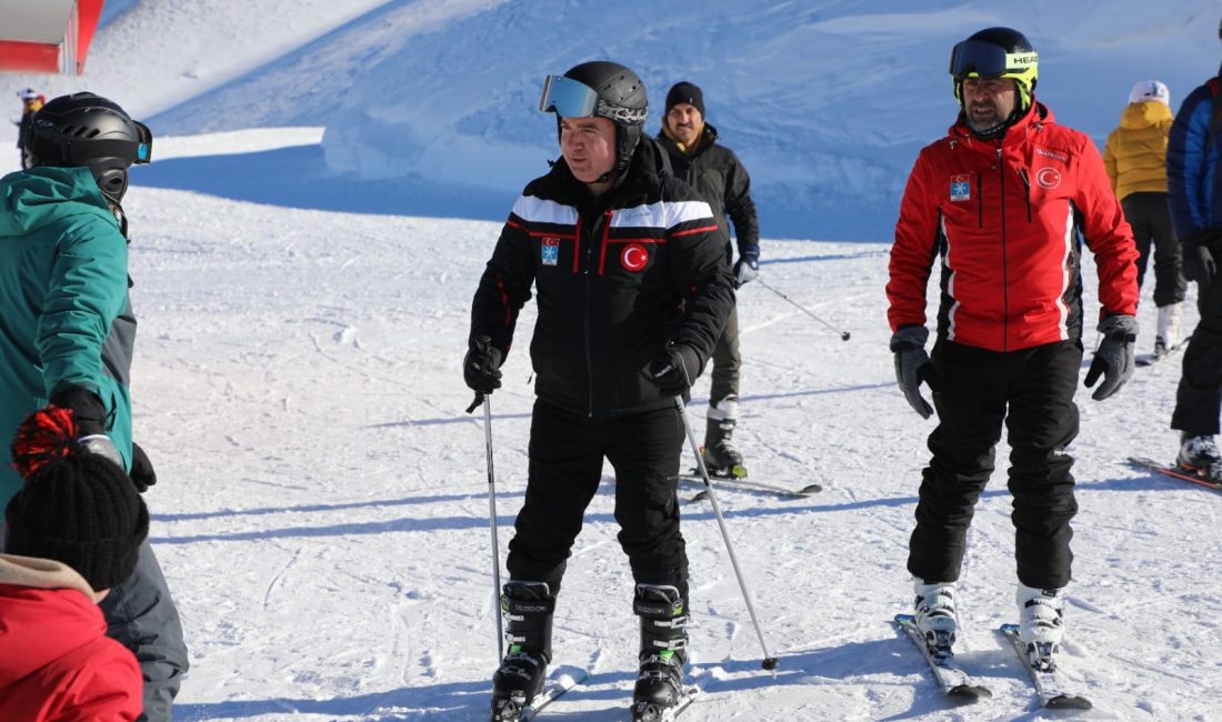 Dünyanın en uzun mesafeli kayak merkezlerinden Ergan Dağı kayak merkezi