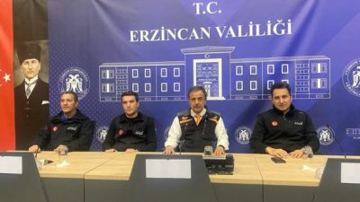 Erzincan İl Afet ve Acil Durum Müdürü Kadir Çelik, ilde