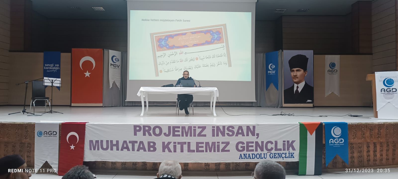 Erzincan’da Anadolu Gençlik Derneği ve Milli Gençlik Vakfı şubeleri tarafından