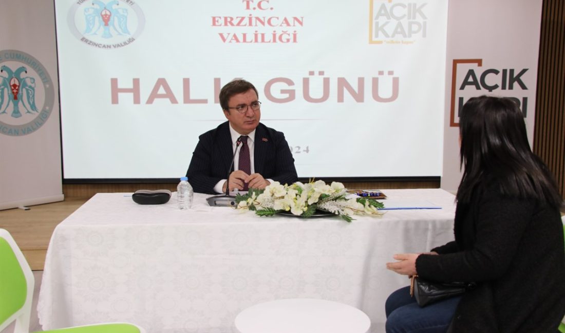 Erzincan Valisi Hamza Aydoğdu,