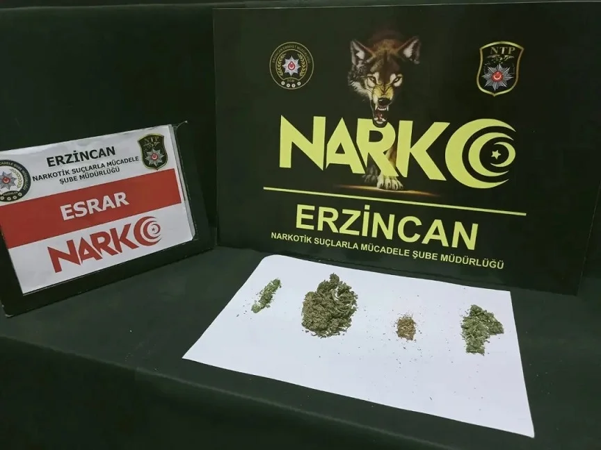 Erzincan’da, uyuşturucu veya uyarıcı madde imal ve ticareti yapanlara yönelik