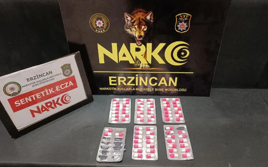 Erzincan polisi uyuşturucu ve uyarıcı maddelerin imal ve ticareti veya