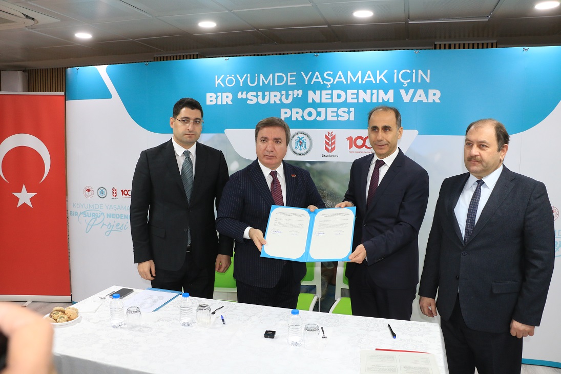 “Köyümde Yaşamak İçin Bir Sürü Nedenim Var” projesi protokolü imzalandı