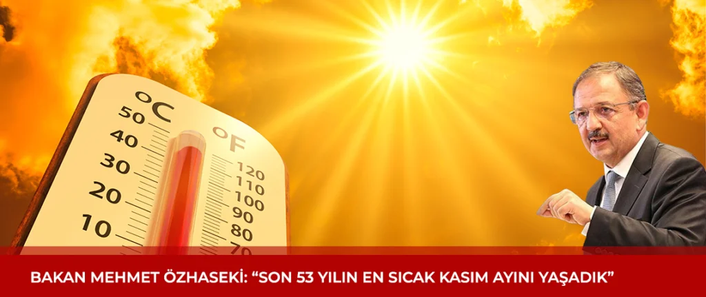 Çevre, Şehircilik ve İklim Değişikliği Bakanı Mehmet Özhaseki, Meteoroloji Genel