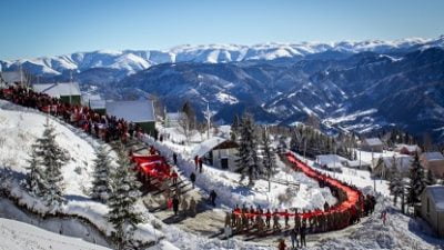 1914 yılında Sarıkamış Harekatı’nda şehit düşenler için 2187 rakımlı Trabzon’un