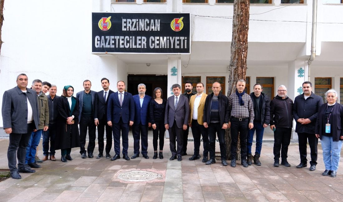 Erzincan Belediye Başkanı Bekir Aksun, 10 Ocak Çalışan Gazeteciler Günü