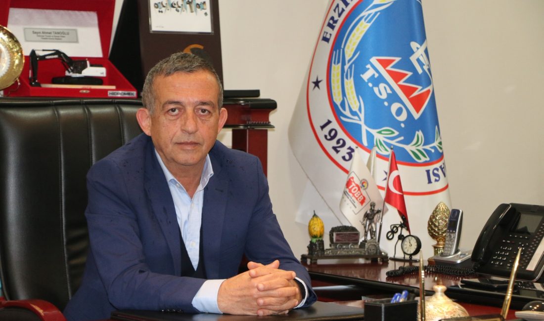 Erzincan Ticaret ve Sanayi Odası Yönetim Kurulu Başkanı Ahmet Tanoğlu,