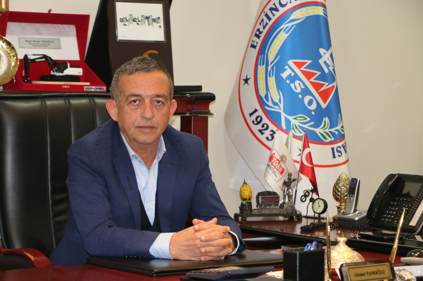 Erzincan Ticaret ve Sanayi Odası Yönetim Kurulu Başkanı Ahmet Tanoğlu,