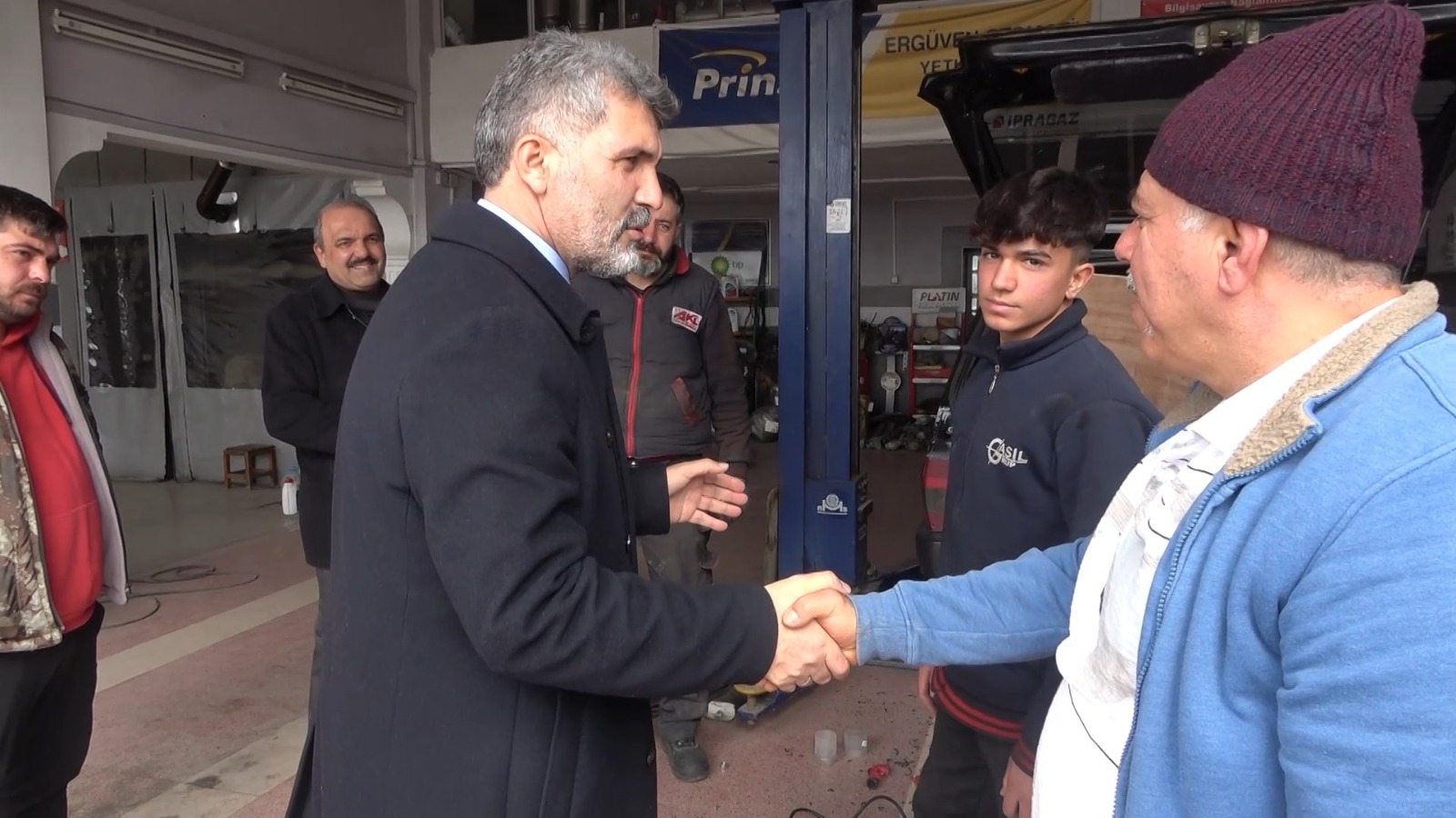 Esnaf ziyaretleri ve mahalle buluşmalarına devam eden Erzincan bağımsız Belediye