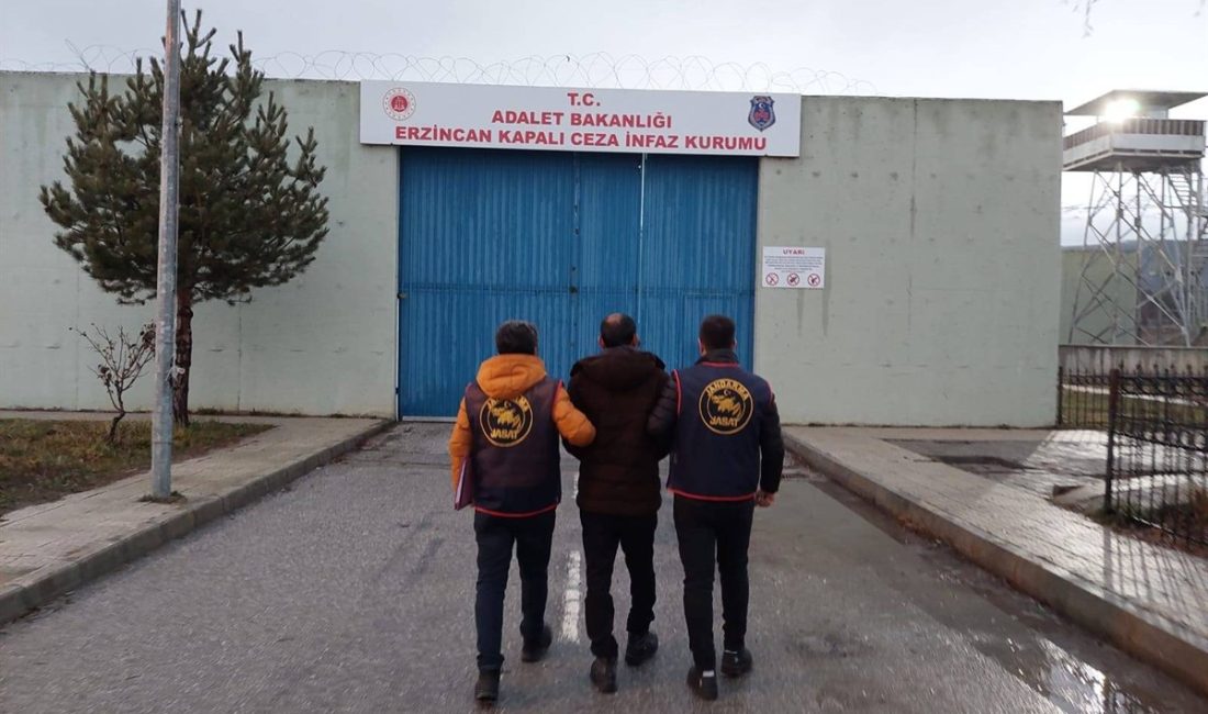 Erzincan İl Jandarma komutanlığı ekiplerince 2024 Ocak ayı içerisinde aranan