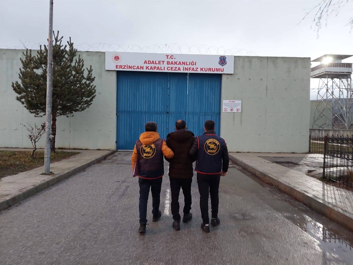 Erzincan İl Jandarma komutanlığı ekiplerince 2024 Ocak ayı içerisinde aranan