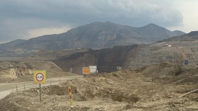 Erzincan İliç İlçesinde dün öğlen saatlerinde bir maden ocağında meydana