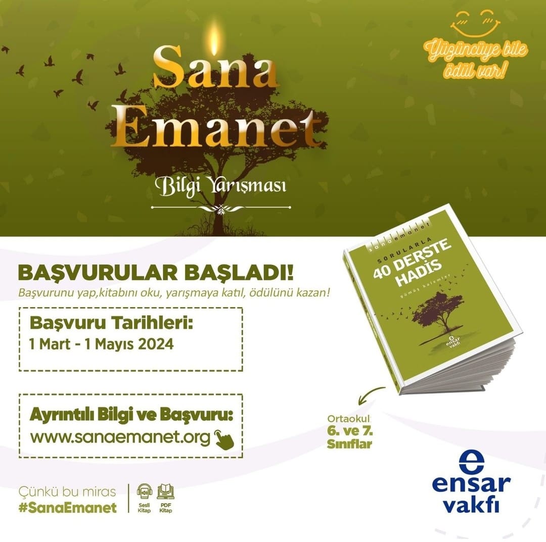 Ensar Vakfı her yıl olduğu gibi bu yıl da Türkiye’nin