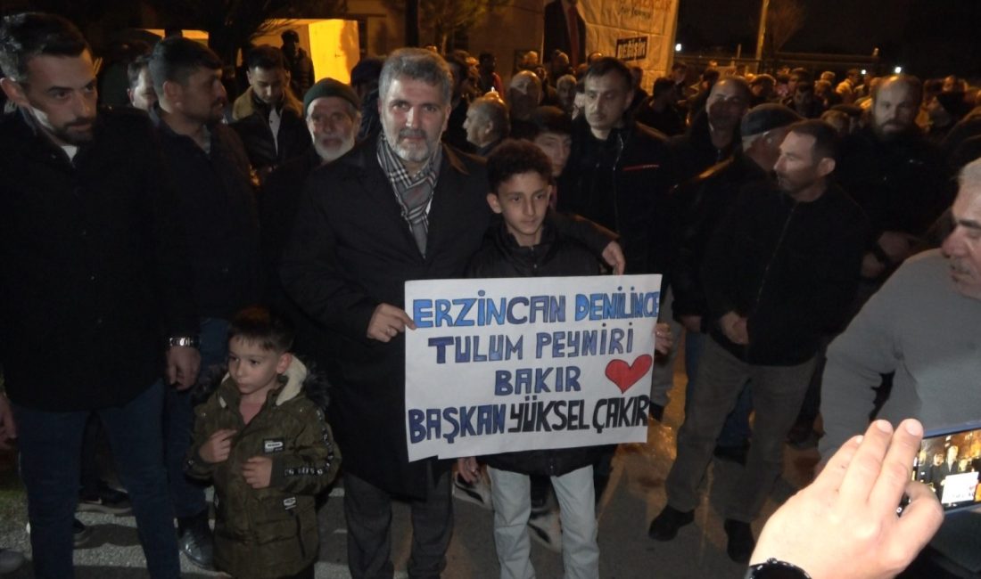 Erzincan Bağımsız Belediye Başkan adayı Yüksel Çakır Seçim çalışmalarına yoğun