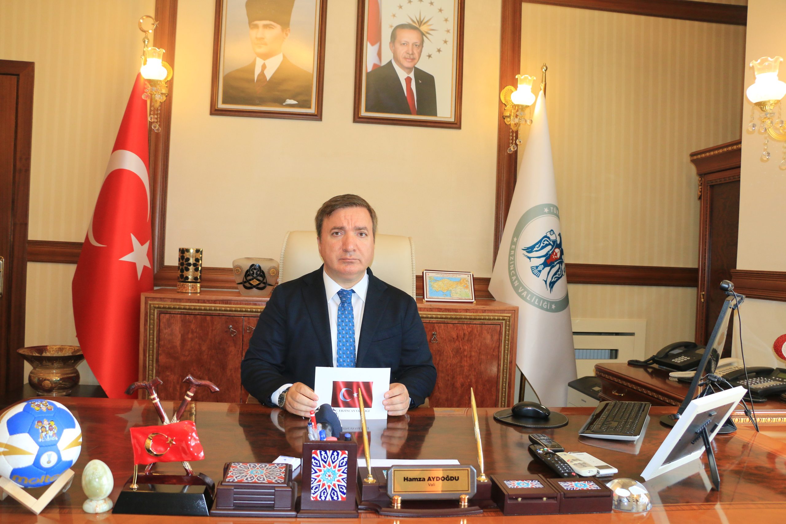 Türk Polis Teşkilatının 179. Kuruluş Yıl Dönümü Mesajı yayımlayan Erzincan