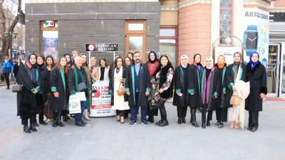 Erzincan Barosuna kayıtlı üye avukatlar, 8 Mart Dünya Kadınlar Günü