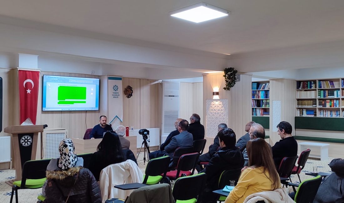 Türkiye Yazarlar birliği Erzincan Şubesinin bu haftaki programında konuşan EBYÜ