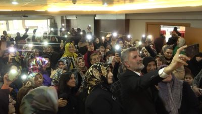 Erzincan Bağımsız Belediye Başkan Adayı Yüksel Çakır ve eşi Yasemin