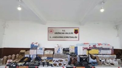 Erzincan Valiliği İl Jandarma Komutanlığı tarafından Tercan ilçesinde gerçekleştirdiği operasyonda