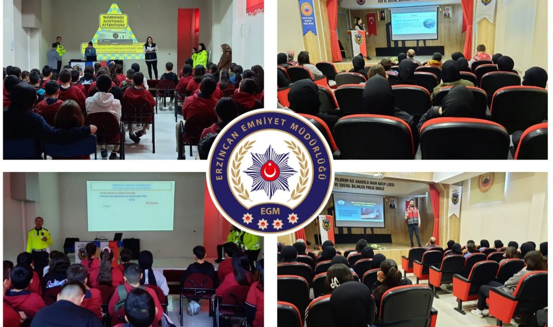 Erzincan İl Emniyet Müdürlüğü Çocuk Şube Müdürlüğü koordinesinde Erzincan il