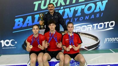 Erzincanlı Badmintoncular, 17 Yaş Altı Türkiye Badminton Şampiyonası'nda muhteşem bir