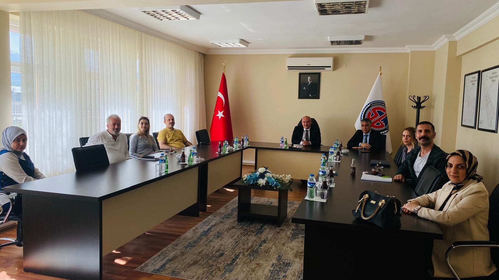 Erzincan OSB’ de Tekstil Sektörleri ile toplantı yapıldı