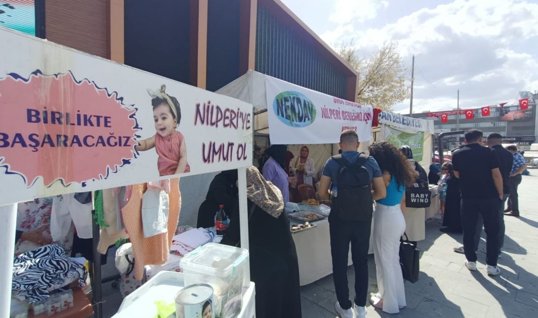 SMA Tip 1 hastası Nilperi bebek için kermes düzenlendi