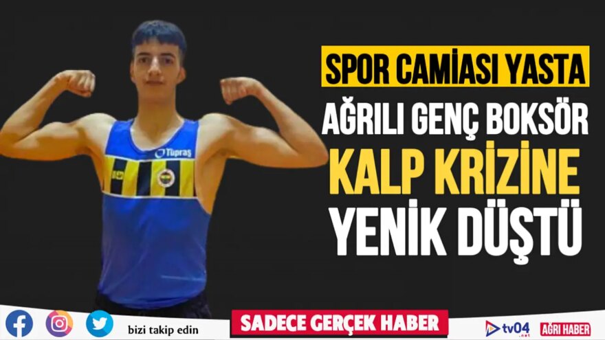 Turnuva hazırlıklarını sürdüren 15 yaşındaki boksör Hamza Barış dün akşam