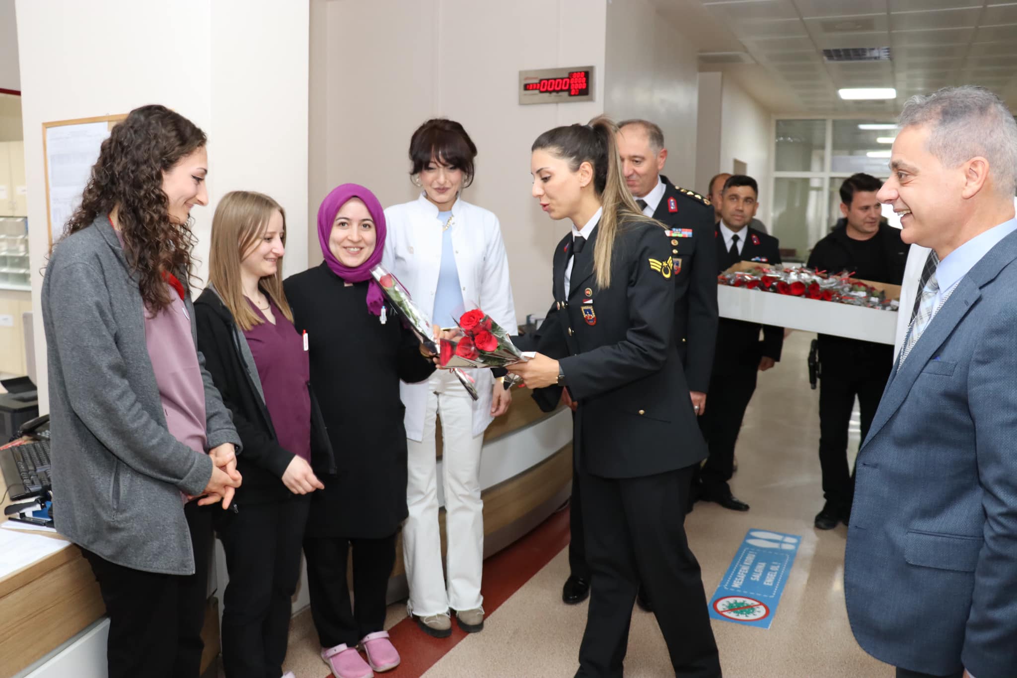 Erzincan İl Jandarma Komutanı Jandarma Kıdemli Albay Veysel Yanık ve