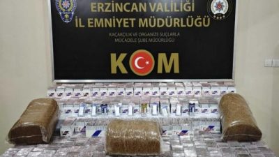 Erzincan Polisi kaçakçılara göz açtırmıyor. Erzincan Emniyet müdürlüğü il genelinde