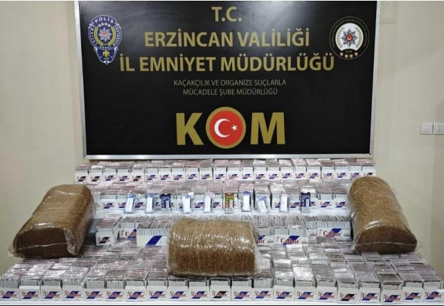 Erzincan Polisi kaçakçılara göz açtırmıyor. Erzincan Emniyet müdürlüğü il genelinde