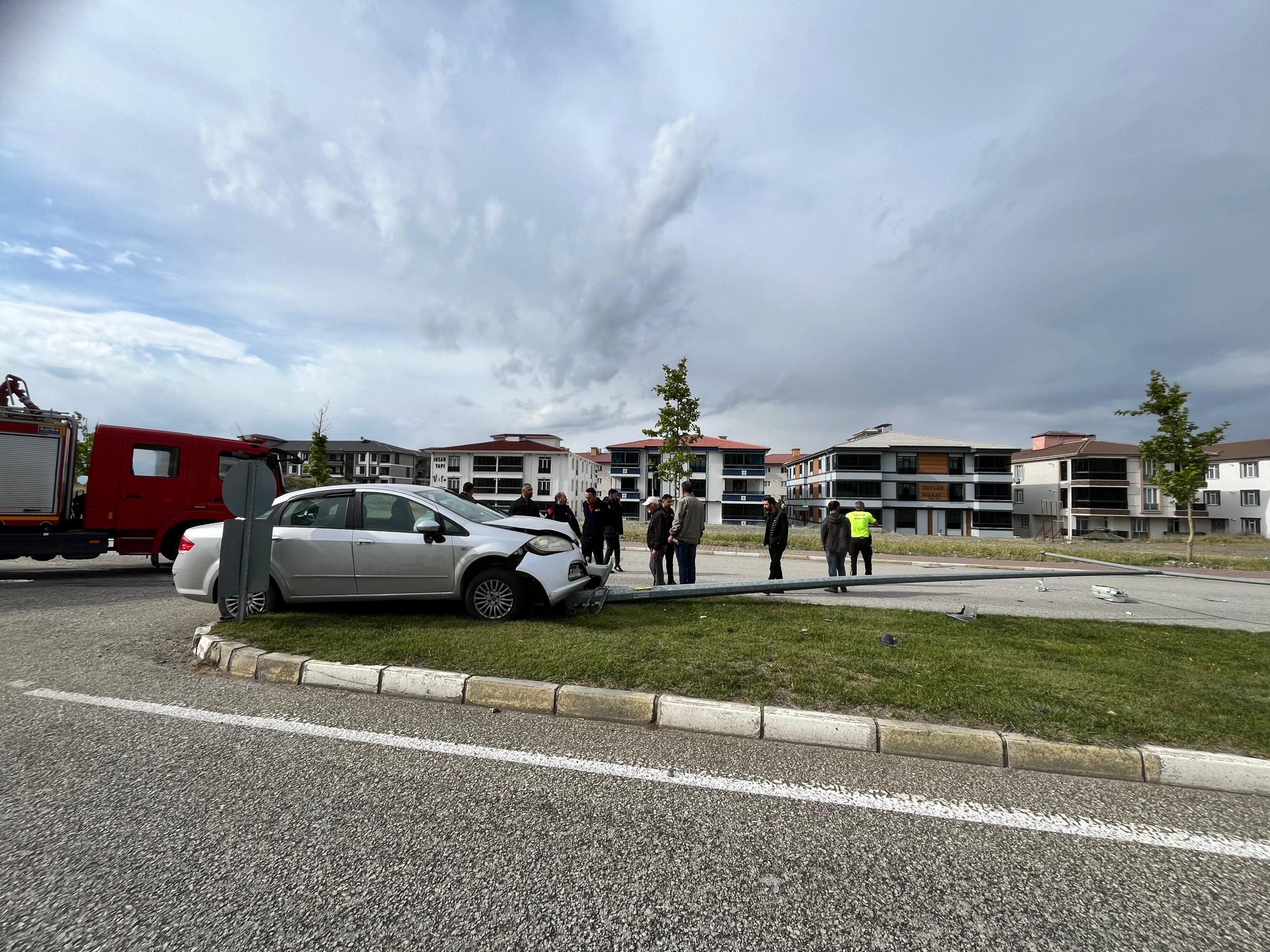 Erzincan Araştırma Hastanesi'nden Geçit Mahallesi istikametine doğru olan güzergâhta sabah
