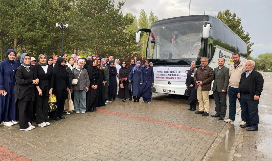 Erzincan İl Müftülüğü Gençlik Hizmetleri “Komşu Şehirler” projesiyle gençlere ziyaretler