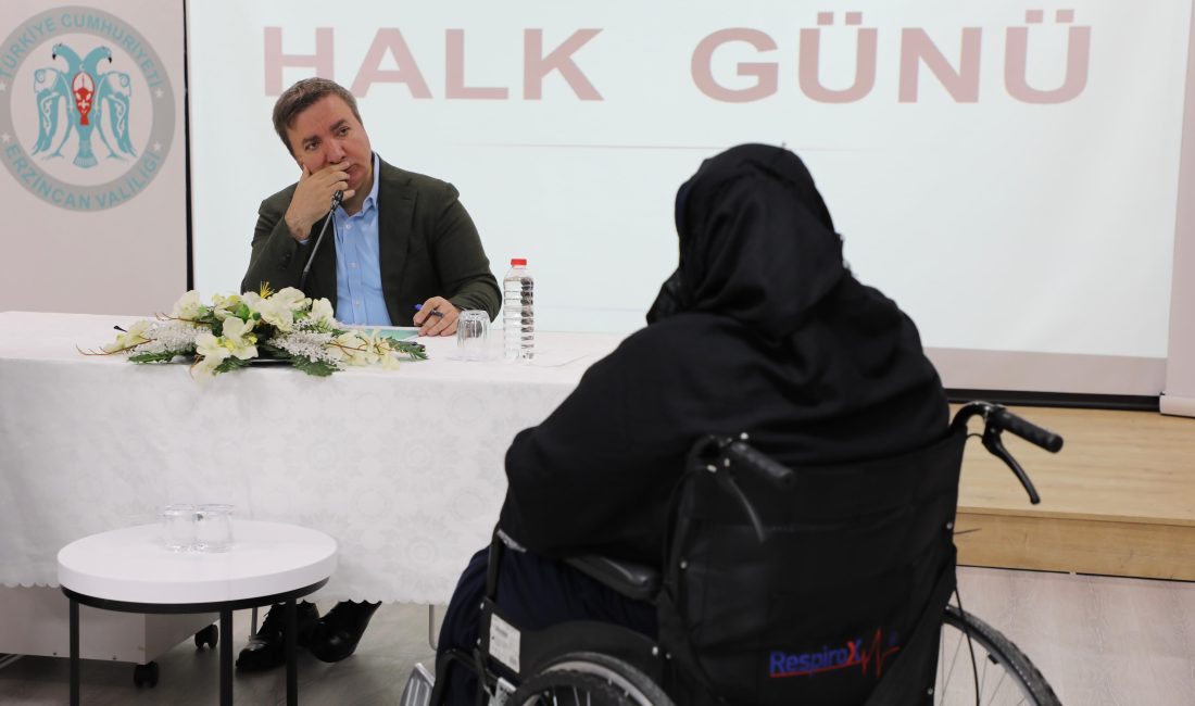 Erzincan Valisi Hamza Aydoğdu, vatandaşların sorunlarını ve taleplerini doğrudan dinlemek