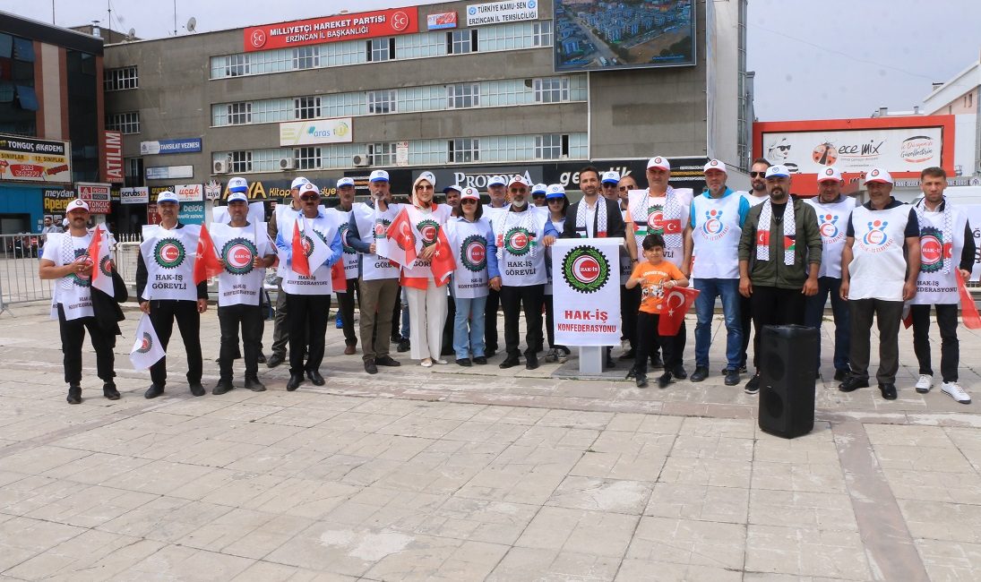 HAK-İŞ Konfederasyonu Erzincan İl Başkanı Harun Mutlu öncülüğünde Hizmet-İş Sendikası