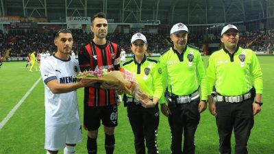 Trafik haftası etkinlikleri kapsamında önceki hafta 24Erzincanspor Fethiye spor mücadelesi
